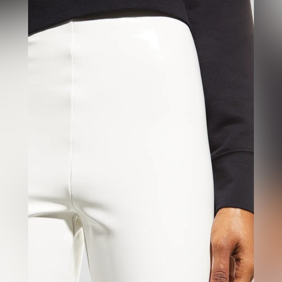 COMMANDO Control Top Faux Patent Leather Leggings | Porcelain | Size XS - Picture 7 of 10